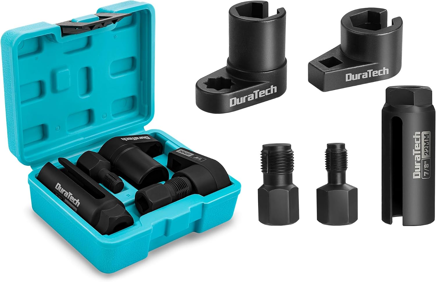 DURATECH 5PCS O2 Oxygen Sensor Socket Set