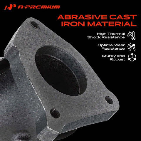 A-Premium Left Side Exhaust Manifold Kit W/Gaskets & Hardware