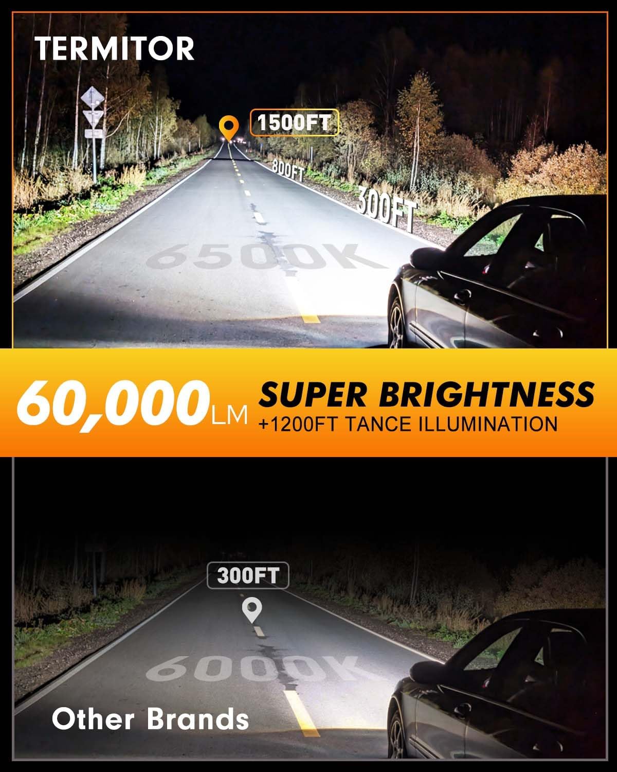 Termitor High Performance D3S Light Bulbs for Off-road