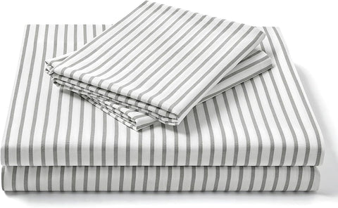 FreshCulture King Sheet Set - Ultra Soft Microfiber Sheets for King Size Bed - Deep Pockets - Easy Care - Cooling & Breathable - 4 Piece Hotel Luxury Bed Sheets (Dusty Pink)