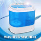 ZenStyle Portable Washer Compact Twin Tub 9.9 LB Mini Top Load Washing Machine Washer/Spinner w/ 6.57 FT Inlet Hose