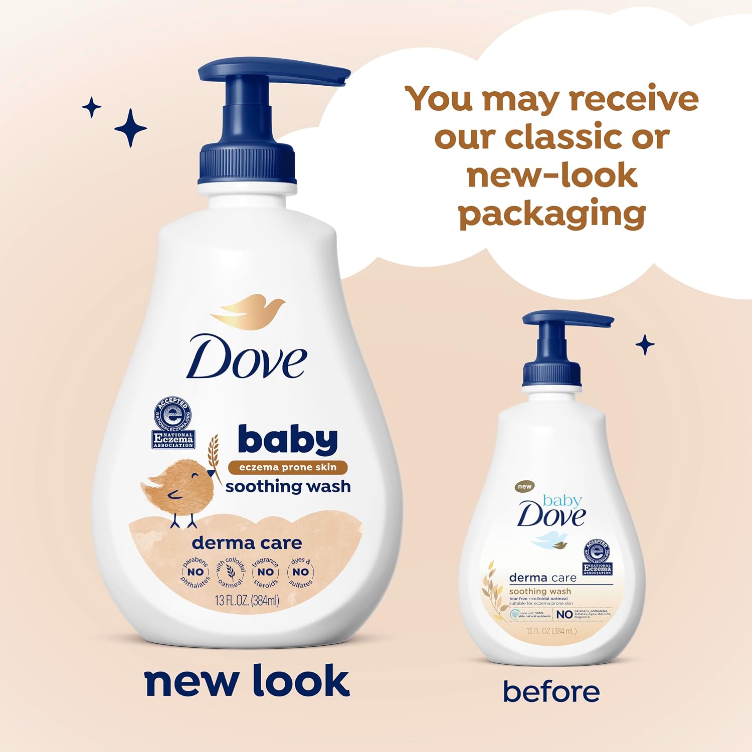 Baby Dove Derma Care Soothing Wash 13 oz