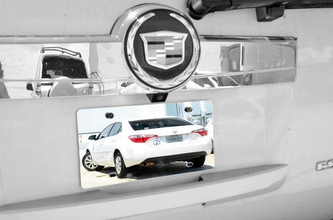 6 Pack Blank License Plate Laser Cut Acrylic 12" x 6" Mirror DIY Craft Project Reflective Materials for Cars Trucks and SUVs On The Go Advertising or Personalization Plate by Marketing Holders