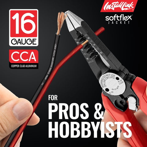 Install Link 16 AWG Gauge Speaker Wire (250 Feet) Car or Home Theater (CCA)
