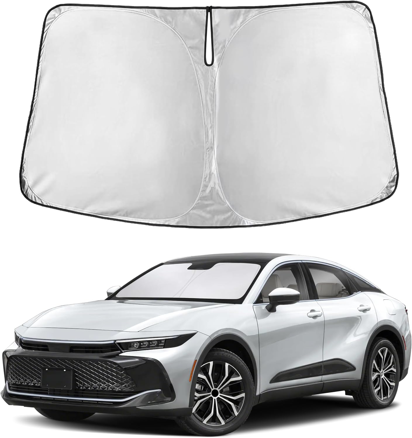 EcoNour Windshield Sunshade Compatible for Toyota Crown 2023-2024 2025 2026