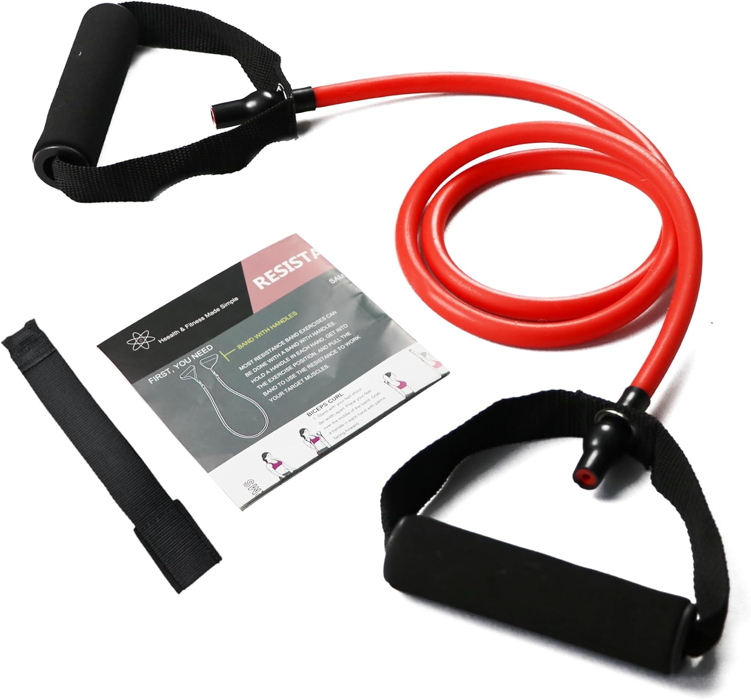 Resistance Bands with Handles, Exercise Bands with Handles, Door Anchor