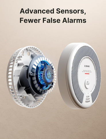 X-Sense Smoke & Carbon Monoxide Alarm, SC06, 1-Pack