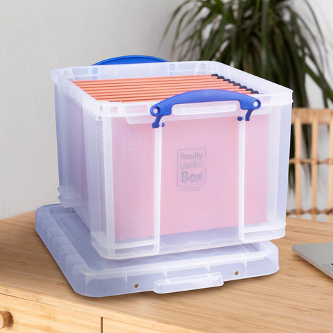 Really Useful Box 32 Liter Storage Container, 3 Pack