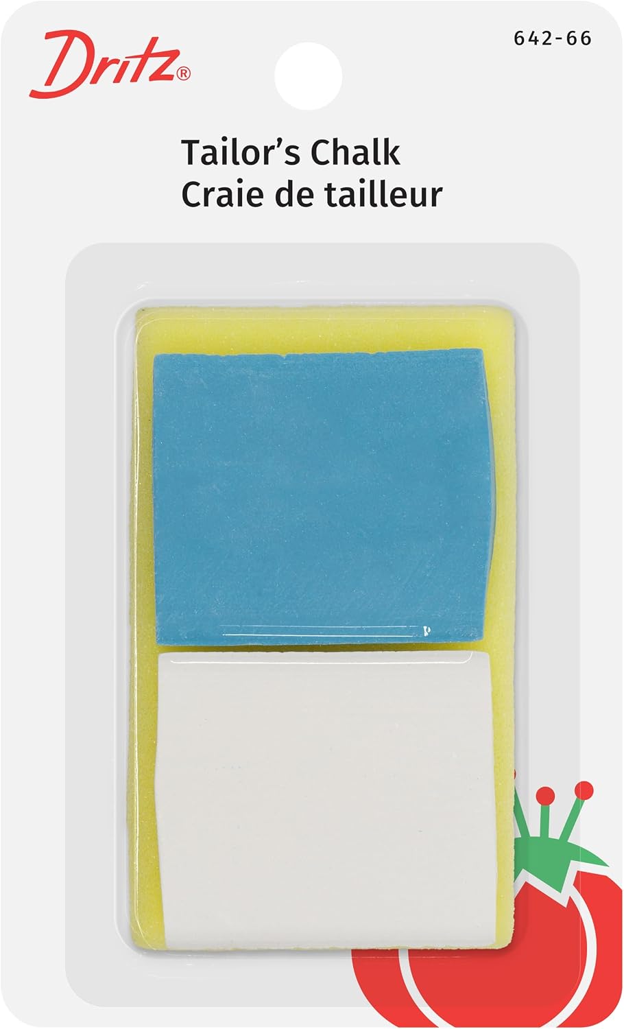Dritz Tailor's Chalk, 2 Count, White and Blue