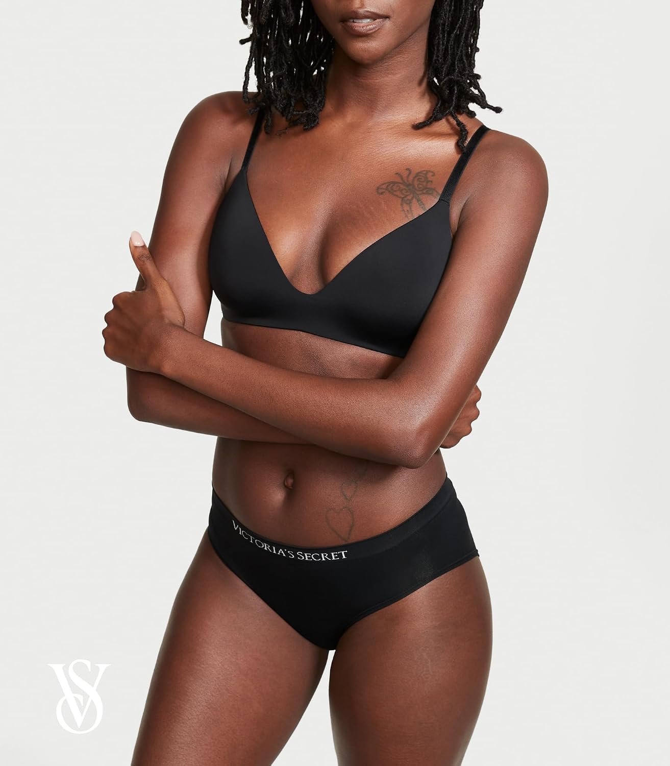 Victoria's Secret Women's Logo Cotton Hiphugger Panties, Underwear Pack