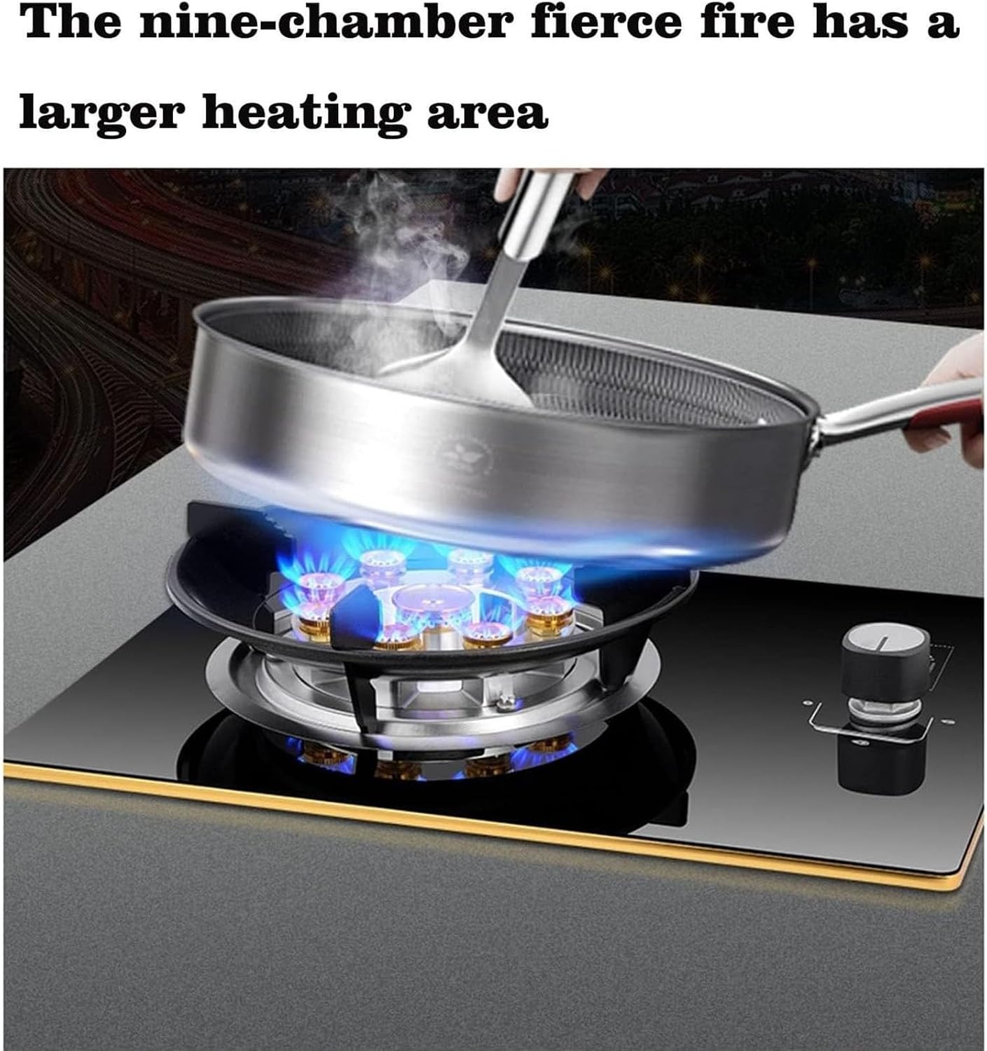 Indoor Portable Gas Stove - Single Burner Gas Hob, Tempered Glass Cooktop Burner, Gas Stove with Timer Function, for Caravan Freestanding Cooktop Camping Outdoor Cooker, Easy To Clean(LPG)
