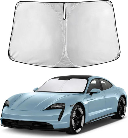 EcoNour Windshield Sunshade Compatible for Porsche Taycan 2020-2024 2025