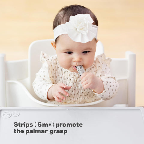 ezpz Baby-Led Weaning Food Cutters (2 pack in Sage) - 6/9 Months +