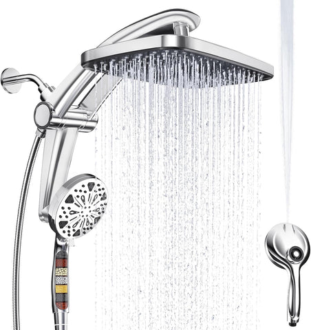 12-Inch High Pressure Rain Shower Head with Handheld Spray Combo, Magnetic