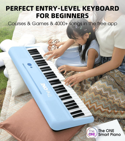 The ONE 61 Key Piano Keyboard with Lighted Keys, Bluetooth MIDI