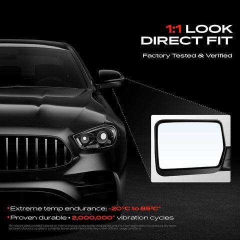 A-Premium Driver Side Power Door Mirror Compatible with Ford