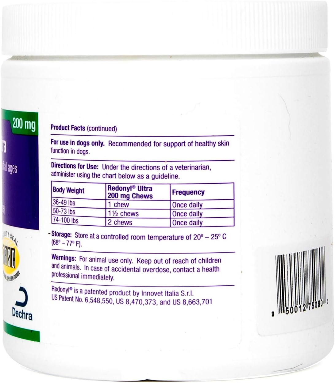 Dechra Redonyl Ultra Soft Chews for Dogs (200mg), 120 Soft Chews