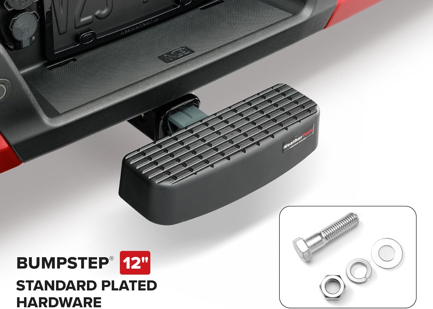 WeatherTech BumpStep 12" - Hitch Mounted Step and Bumper Protection for 2" Receiver with Standard Hardware