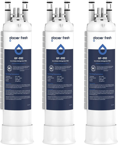 GLACIER FRESH FPPWFU01 Frigidaire PurePour Water Filter Replacement, 3 Pack