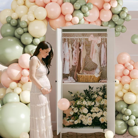 Sage Green Balloon Arch Kit for Baby Shower Bridal Shower Decorations