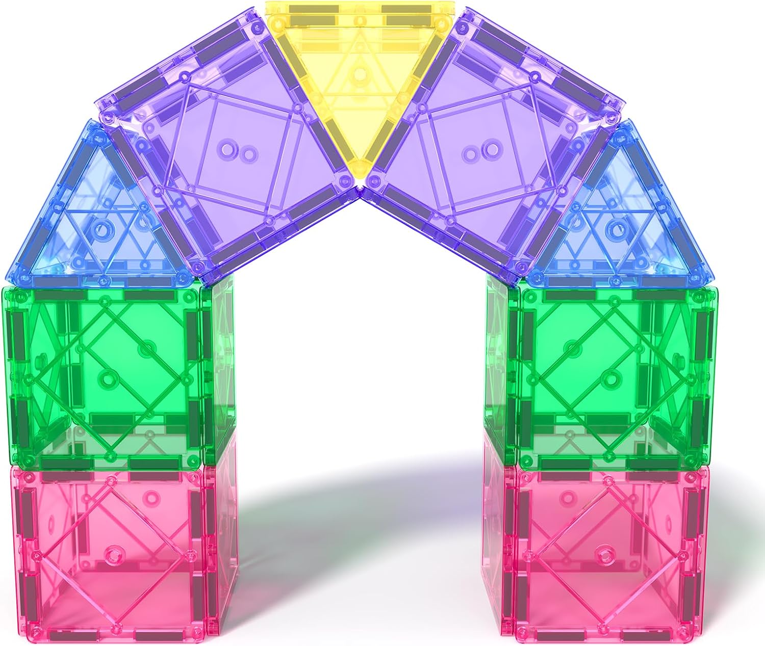 Magnetic Tiles Toddler Toys Magnetic Building Blocks for Kids Ages 3-12 STEM Educational Toys for Girls & Boys Sensory Toys for Kids with Autism Classroom Must Haves Outdoor Toys