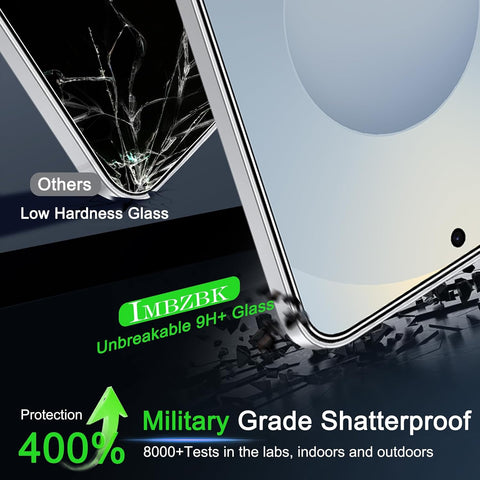 IMBZBK Screen Protector for Samsung Galaxy S25 Plus, 3+3 Pack