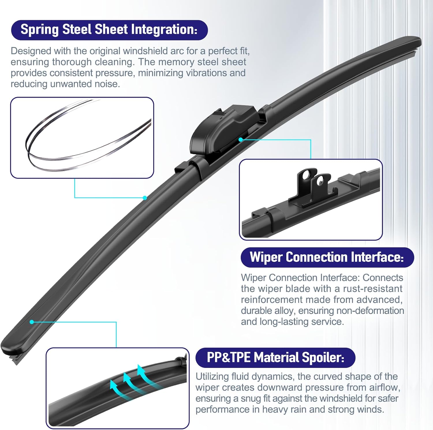 AJK Wiper Blades for Honda Civic 2022-2026