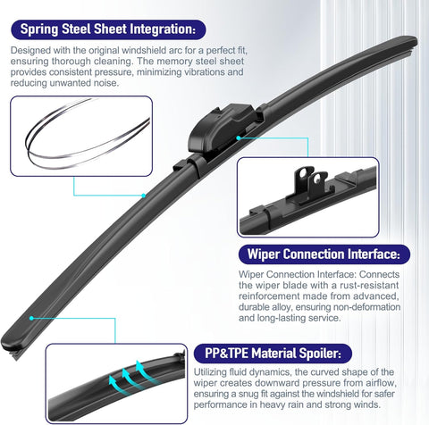 AJK Wiper Blades for Honda Civic 2022-2026