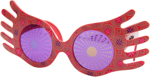 Luna Lovegood Accessory Costume Kit - Quibbler Pouch, Spectrespecs Glasses, and Earrings