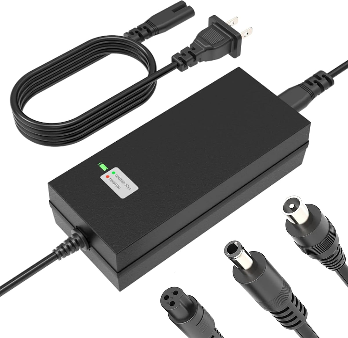 EVAPLUS 42V 2A Charger for 36V Lithium Battery, SGS Safe