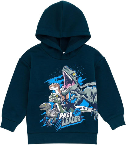 Jurassic World Dinosaur Jurassic Park T-Rex Fleece Pullover Hoodie and Pants Outfit Set Toddler to Big Kid