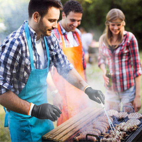 ANBOSON BBQ Gloves Disposable, Heat Resistant Grilling Gloves for Cooking