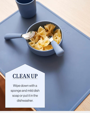 Lalo Silicone Placemat, Non-Slip Placemat, Dishwasher Safe