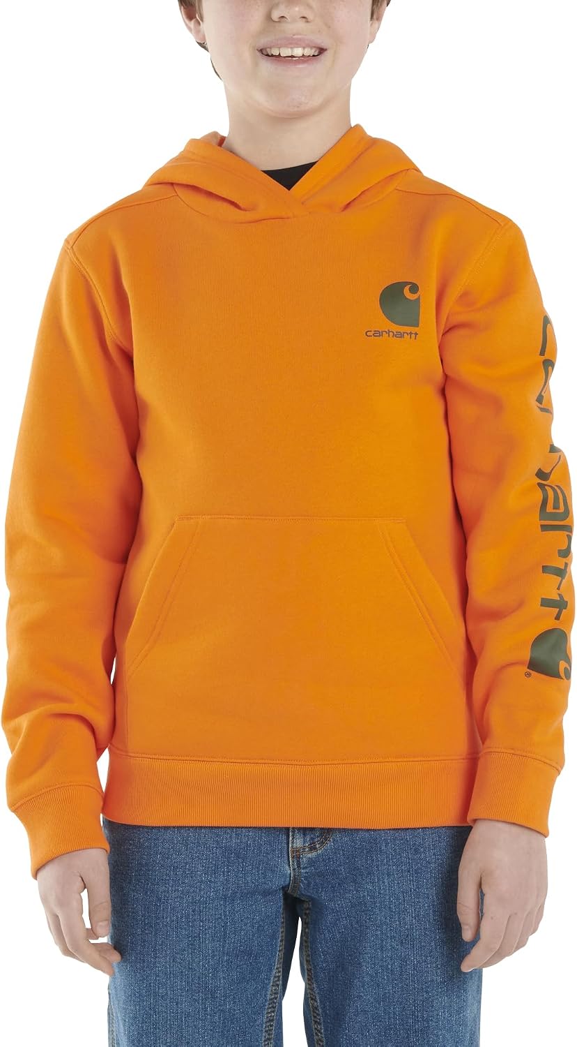 Carhartt Boys Long Sleeve Hooded Sweatshirt