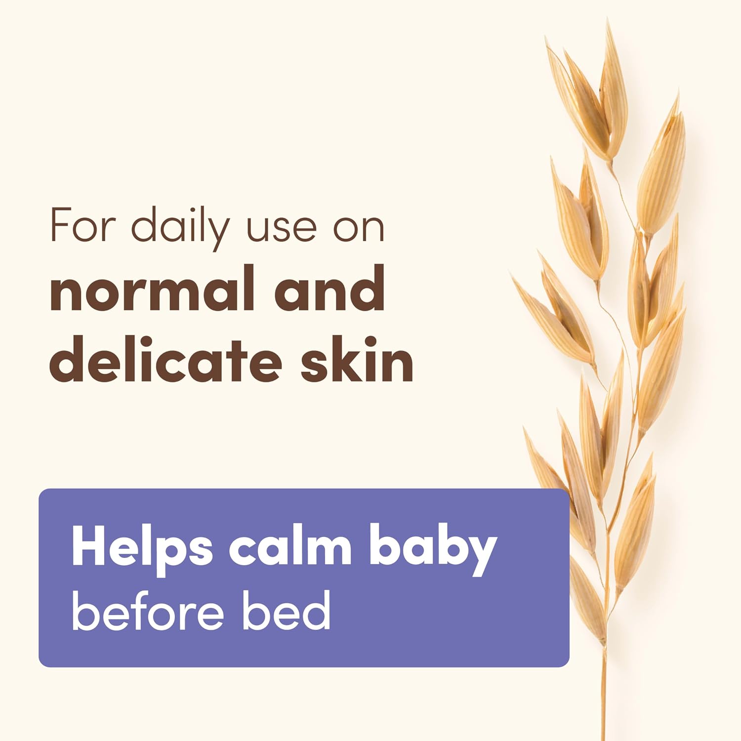Aveeno Baby Calming Comfort Moisturizing Body Lotion with Relaxing Lavender & Vanilla Scents, Non-Greasy Baby Lotion, Natural Oatmeal & Dimethicone, Paraben- & Phthalate-Free, 8 fl. oz