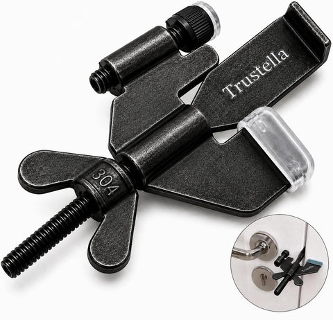 Heavy Duty Portable Door Lock for Extra Security at Home,Apartment & Travel