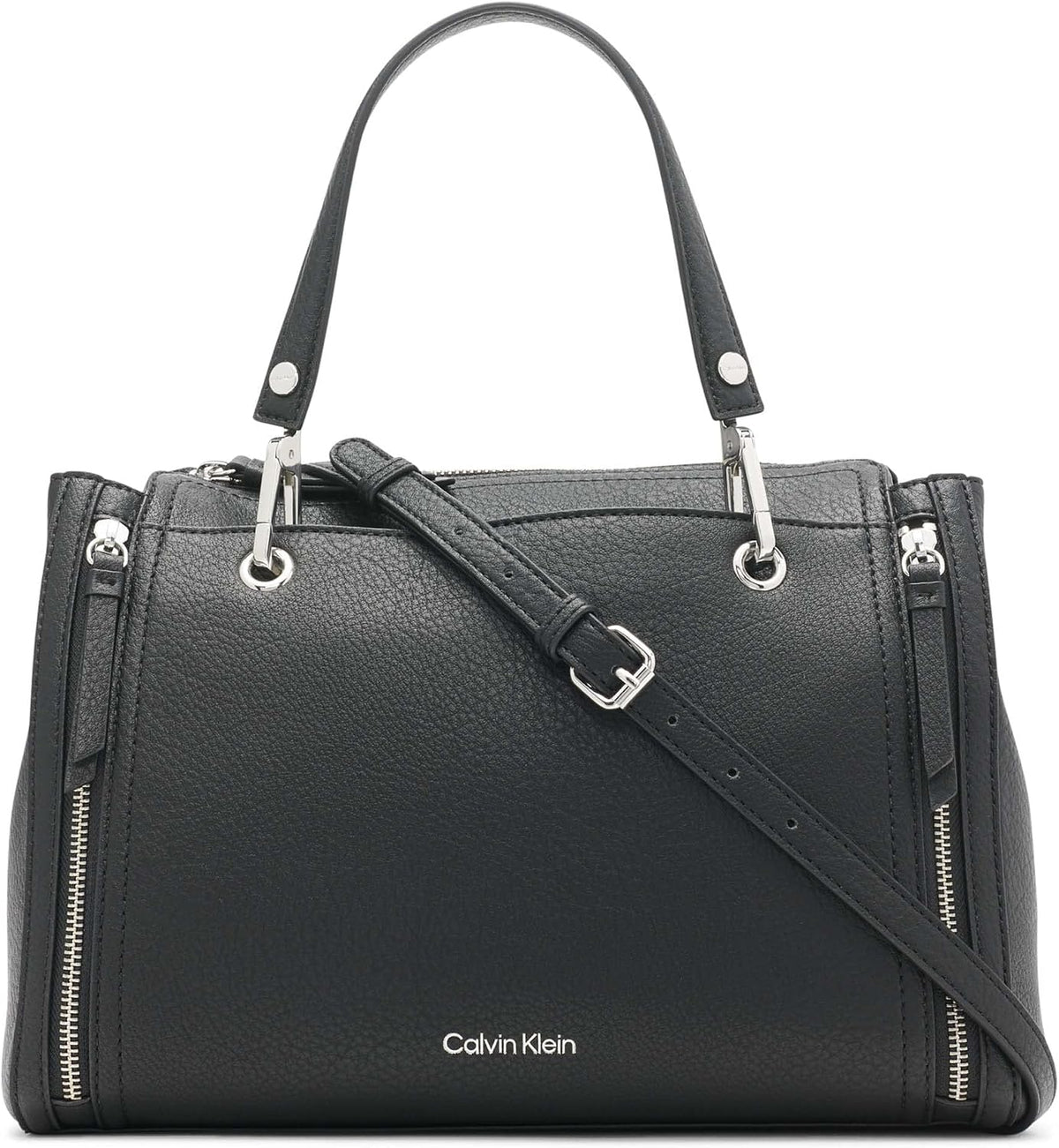 Calvin Klein Women's Bubble Lamb Organization Satchel Handbag