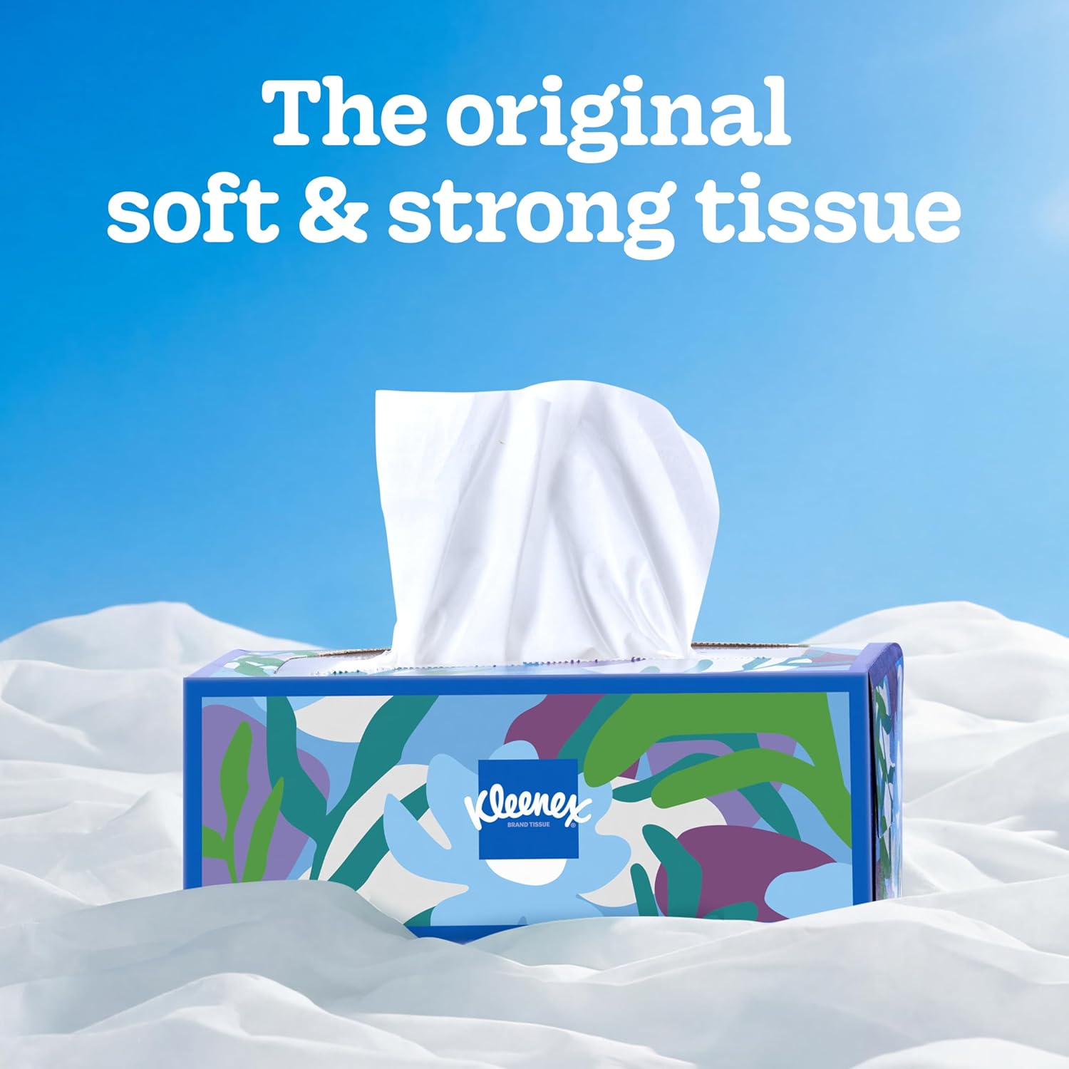 Kleenex Trusted Care Facial Tissues, 8 Flat Boxes, 200 Tissues per Box