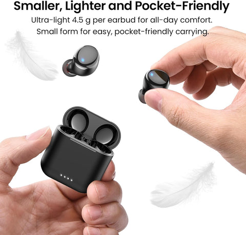 TOZO T6 Wireless Earbuds Bluetooth 5.3 Stereo Sound in Ear Headphones
