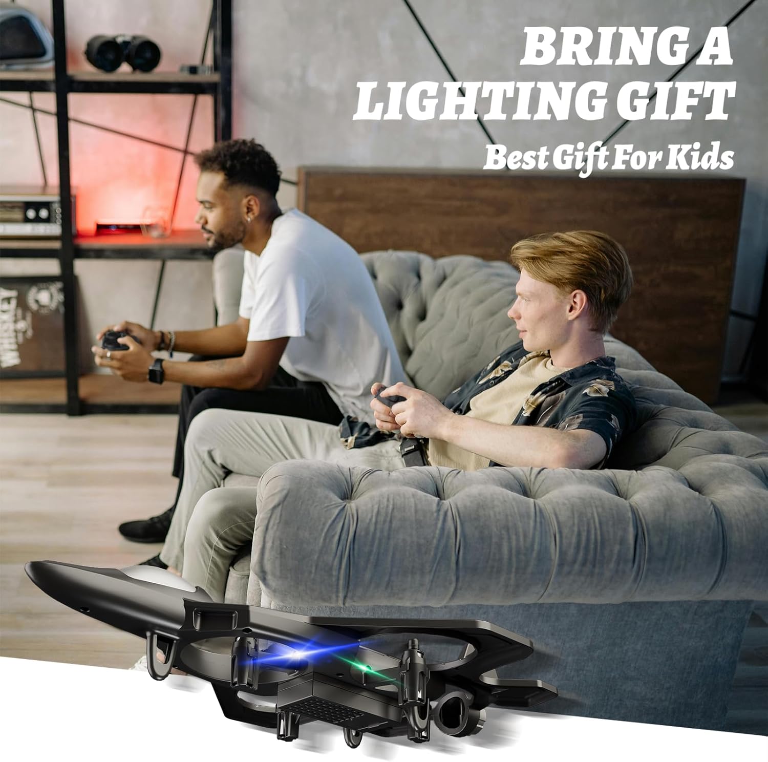 4DRC RC Planes Remote Control Airplanes for Kids, Foam Remote Control Planes for Kids Adults Beginners, Remote Control Helicopter Fighter Jet Drones for Kids Adults, 360° Flip Easy to Fly