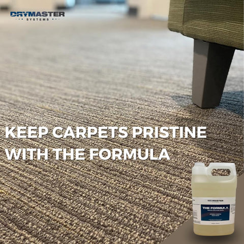 DryMaster Systems THE FORMULA High Traffic Carpet Cleaning Solution for Professional and Commercial Use - 1 Gallon