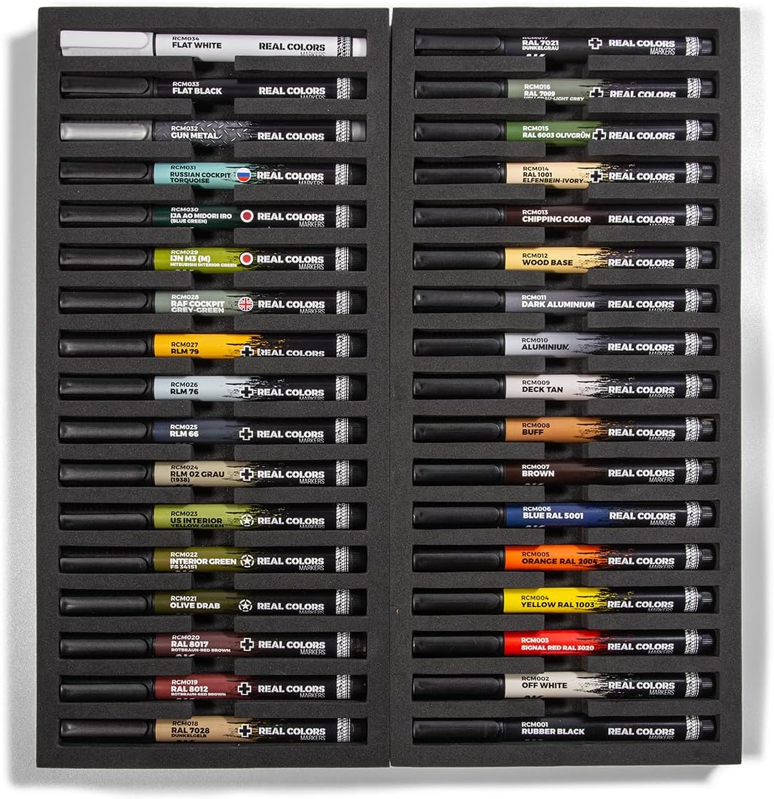 Ak Interactive - Special Box 34 Real Colors Markers