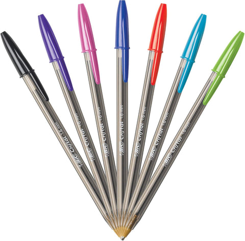 BIC Cristal Xtra Bold Ballpoint Pens, Bold Point, 1.6 mm, 24-Count Pack
