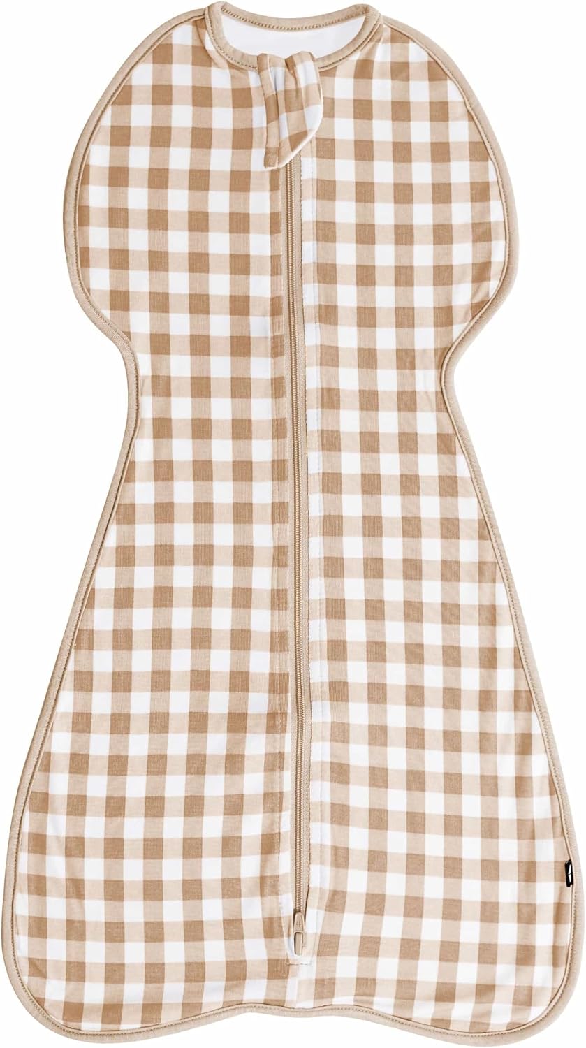 KYTE BABY Swaddle Bag in Gingham Bisque 0.5