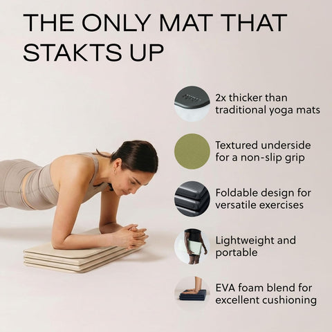 Stakt The Original Foldable Yoga Mat - Non-Slip