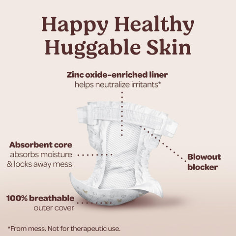 Huggies Skin Essentials Diapers Size 4, 150 Count (6 Packs of 25)