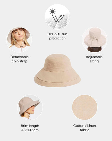 Solbari Women's Holiday Sun Hat UPF 50+