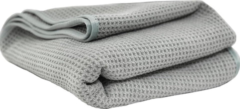Chemical Guys, Waffle Weave Glass & Window Microfiber Towel, Red, 24 x 16