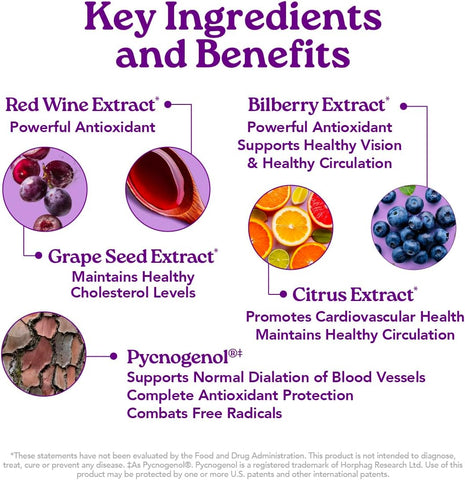 Isotonix OPC-3 Antioxidant Supplement, Pycnogenol & Grape Seed, 90 Servings