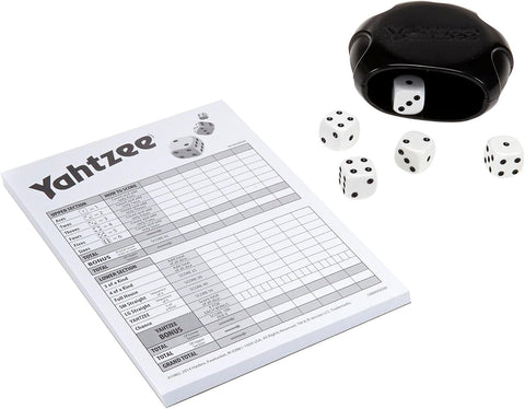 Hasbro Gaming Yahtzee Game, Fast-Playing Dice Games for Kids, Teens, and Adults, Strategy Games, Family Games for Kids, 2 or More Players, Ages 8 and Up